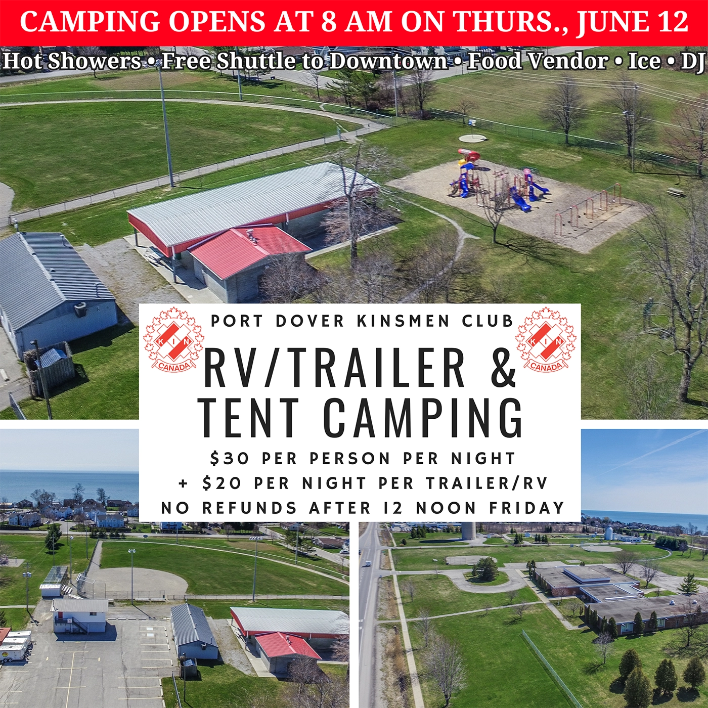 Camping Info June 13th 2025